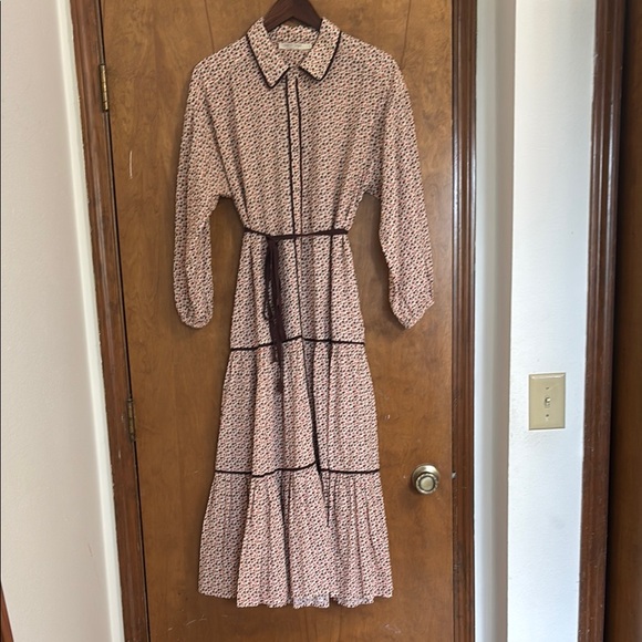 Christy Dawn The Blakely Dress Primrose Ditsy Cream long sleeve maxi dress - Picture 3 of 13